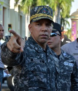 El general de la Policía Nacional Rommel López 