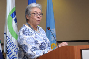 La ministra de Salud, Altagracia Guzmán Marcelino.