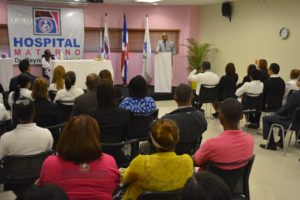 Actividad en la que la dirección del Hospital Reynaldo Almánzar exhibe logros