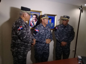 El posicionamiento del general Virgilio Pacheco Garabito fue realizado en el despacho del también general saliente, Orlando Martín Pichardo Reynoso