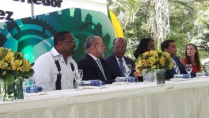 El alcalde René Polanco agradeció al presidente Danilo Medina los servicios de interconexión de trasporte, especialmente el Teleférico.
