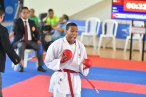 El karateca Deivis Ferreras logra oro para República Dominicana en Centroamericanos.